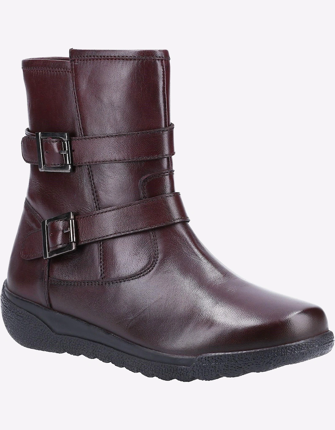 Fleet & Foster Zambia Wide Fit Womens Boots Bordo