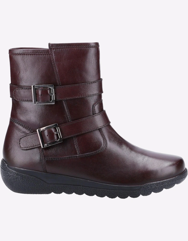 Fleet & Foster Zambia Wide Fit Womens Boots Bordo