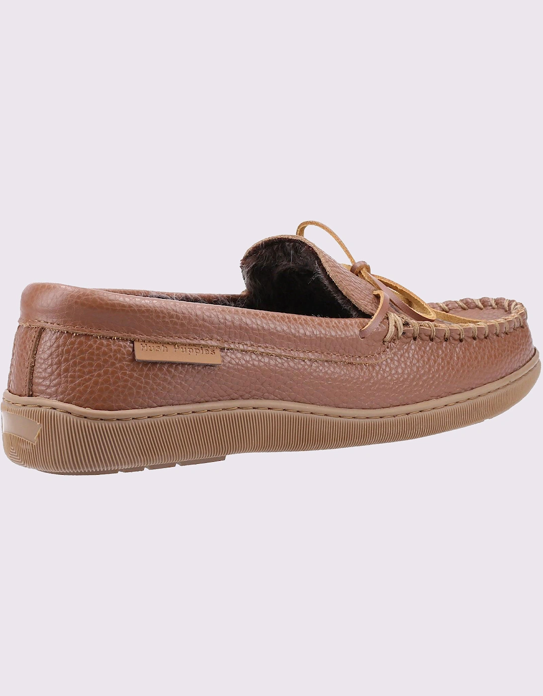 Hush Puppies Ace Slip On Memory Foam Mens Slippers Tan