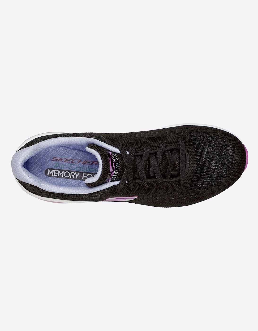 Skechers Skech-Air Extreme 2.0 Memory Foam Womens Black/Lavender