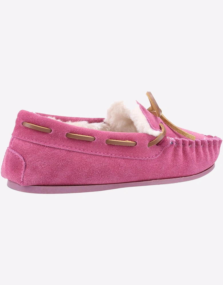 Hush Puppies Addison Memory Foam Junior Slippers Pink