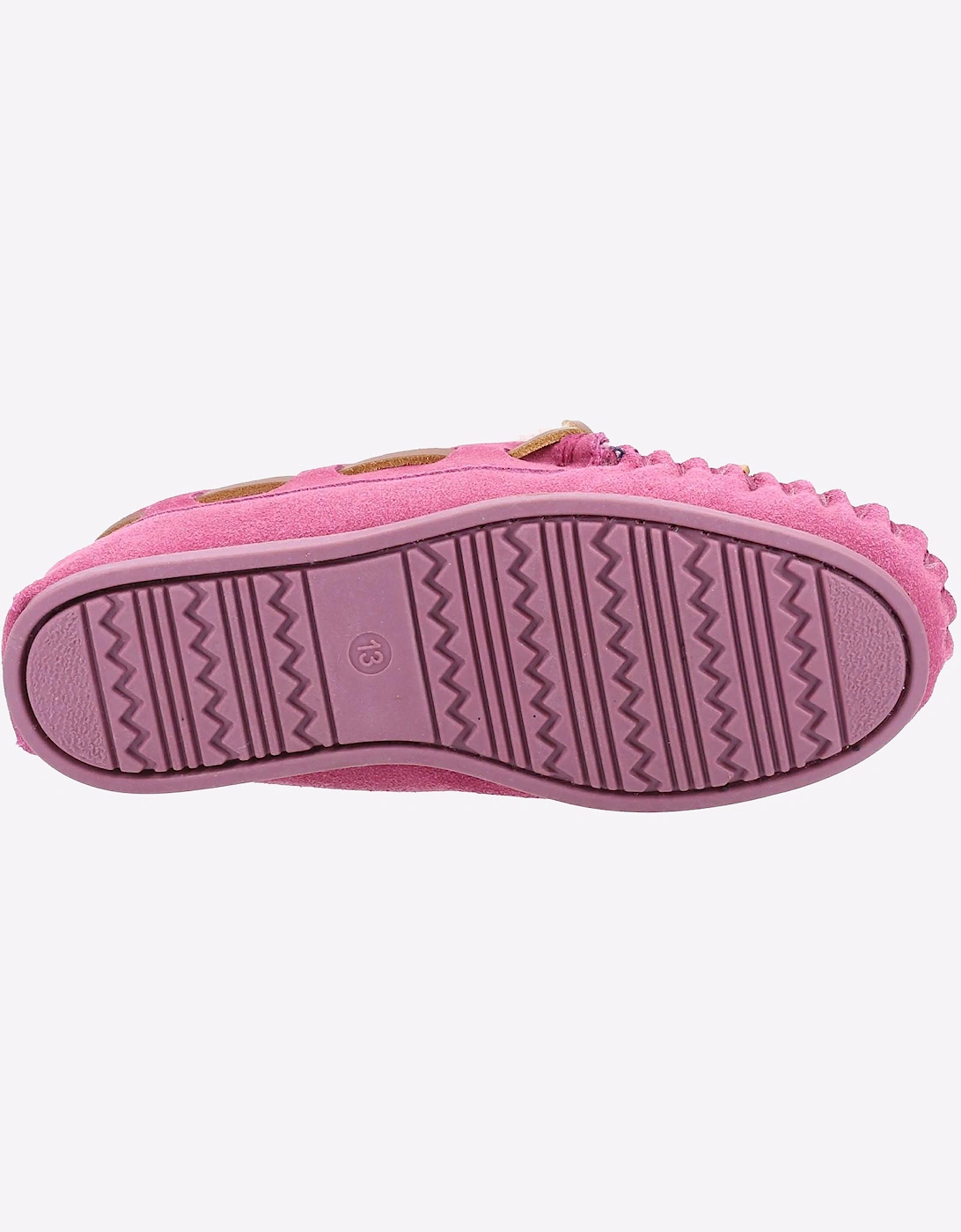 Hush Puppies Addison Memory Foam Junior Slippers Pink