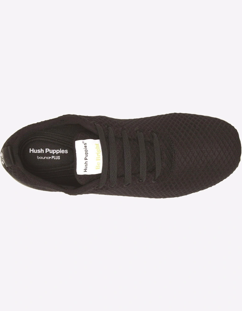 Hush Puppies Good Shoe Lace Womens Trainers Black