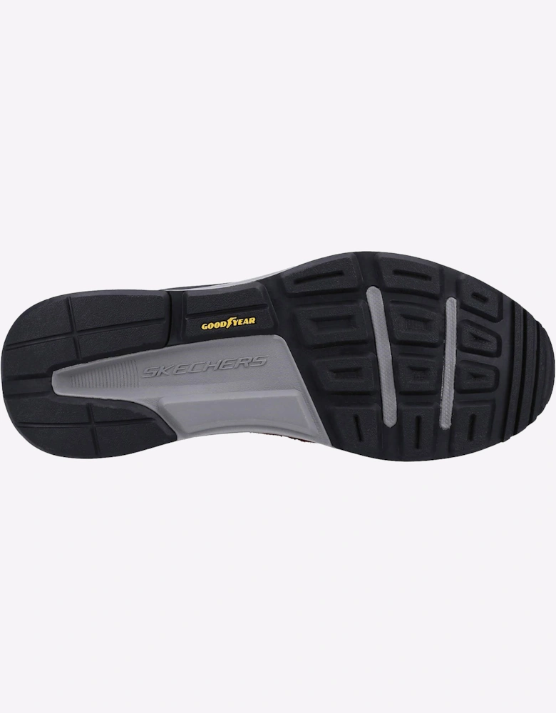 Skechers Global Memory Foam Trainers Mens Burgundy