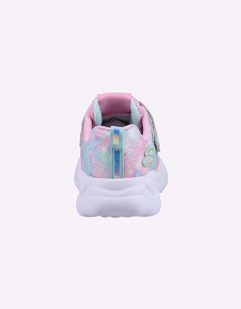 Skechers Unicorn Storm Trainers Infants Silver/Light Pink