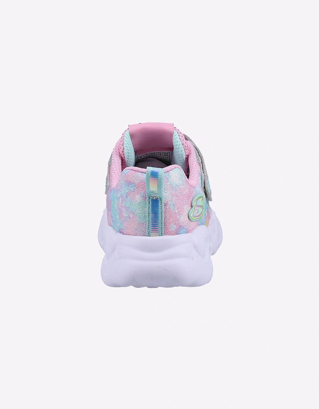 Skechers Unicorn Storm Trainers Infants Silver/Light Pink