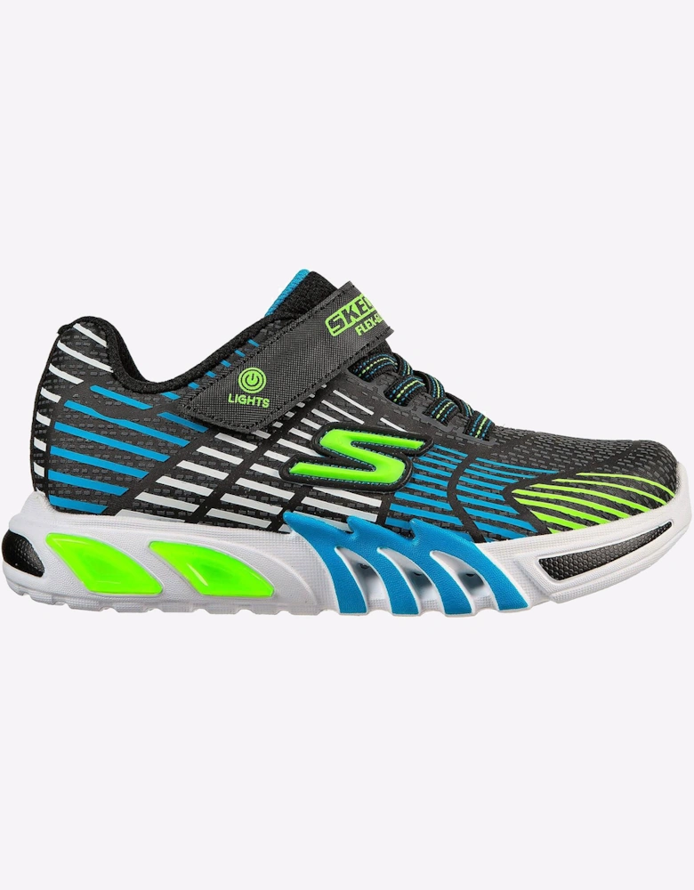 Skechers Lights: Flex-Glow Elite Trainers Infants Black/Lime