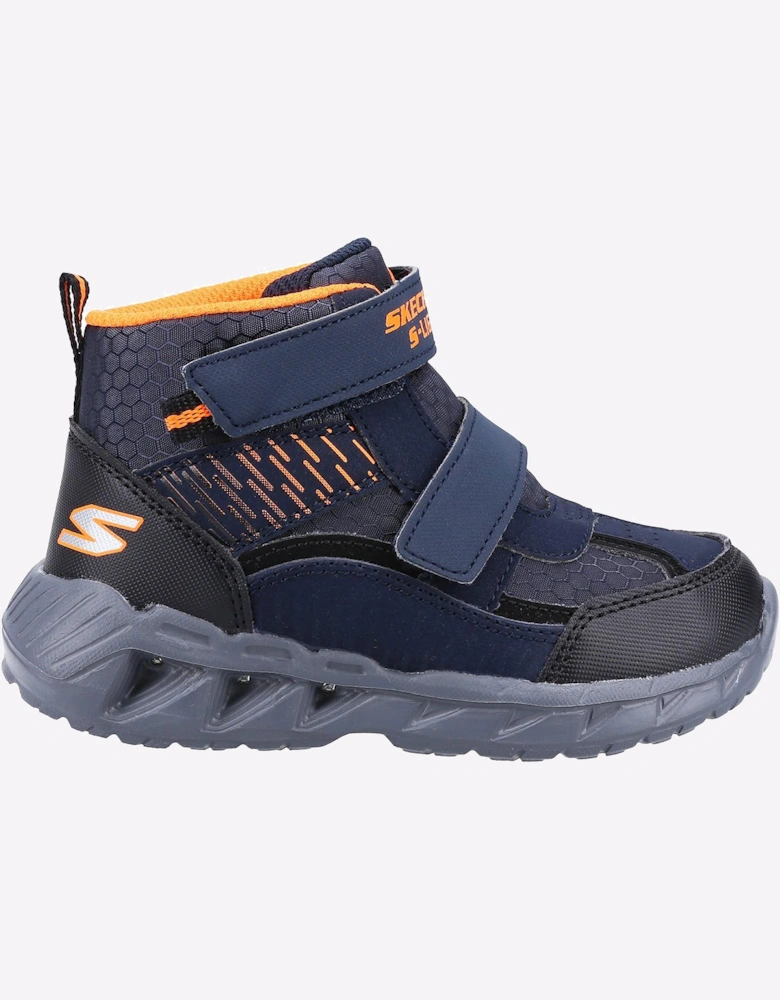 Skechers S Lights: Magna-Lights Infant Navy / Black / Orange