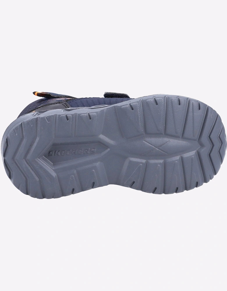 Skechers S Lights: Magna-Lights Infant Navy / Black / Orange