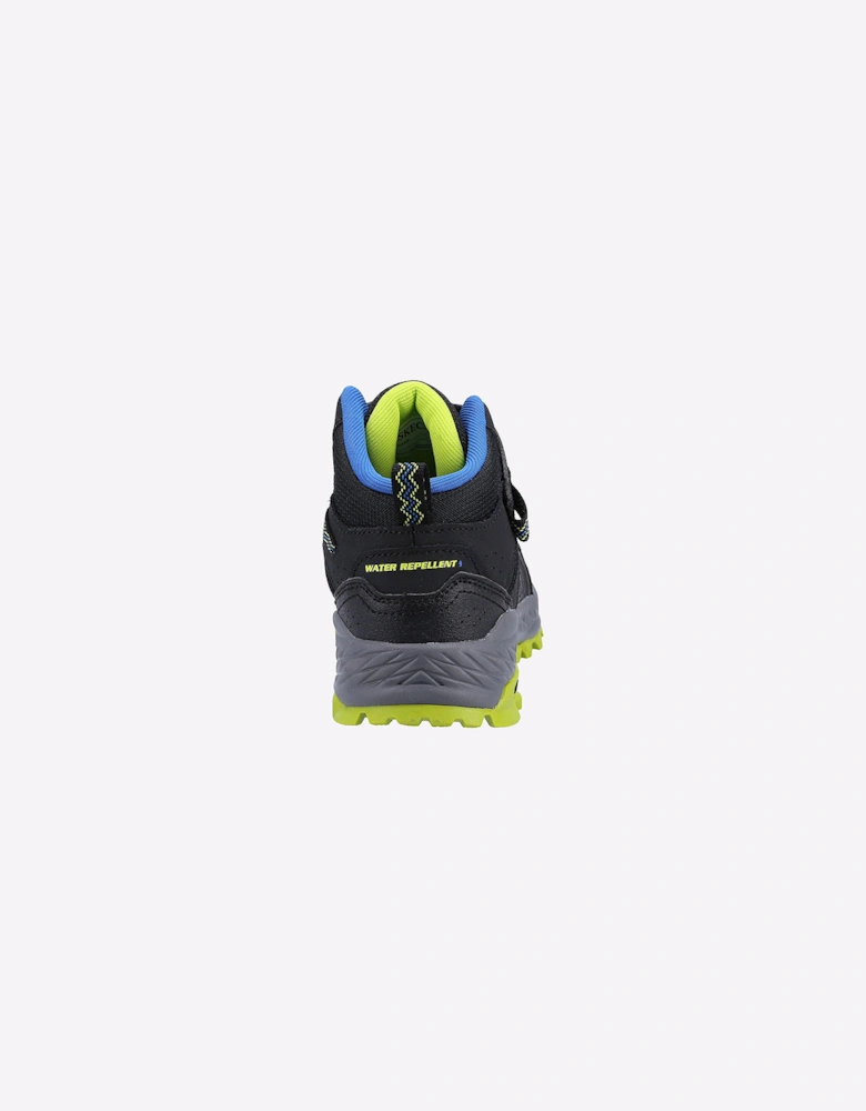 Skechers Fuse Tread Trekor Memory Foam Boot Junior Black / Lime