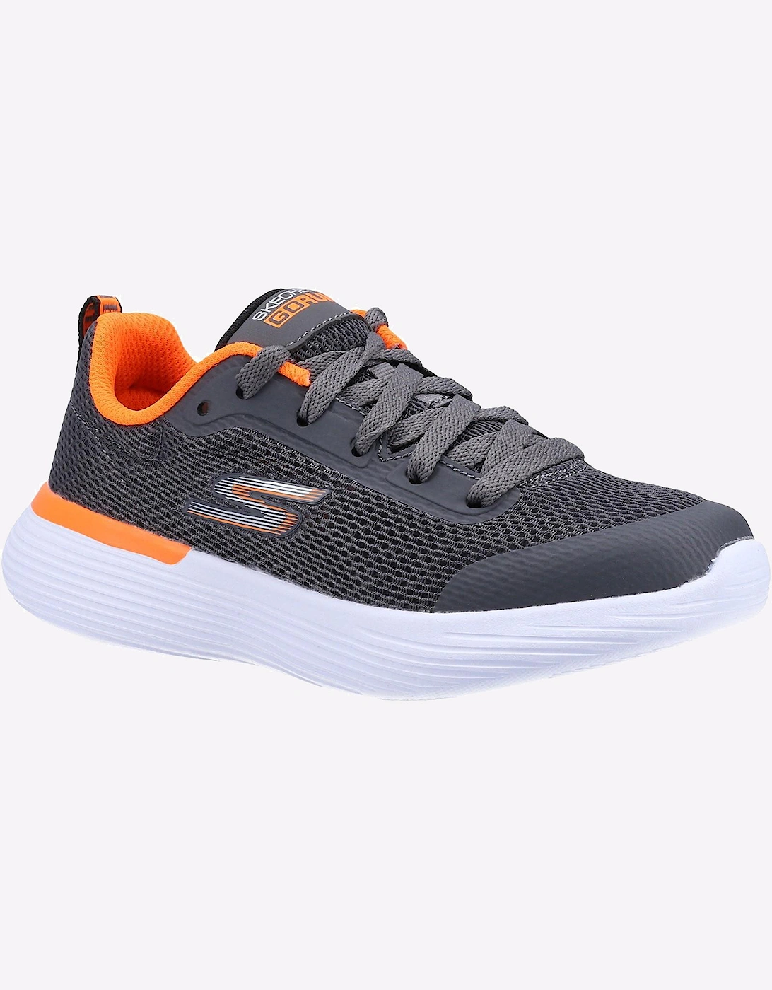 Skechers Go Run 400 V2 Memory Foam Junior Charcoal/Orange