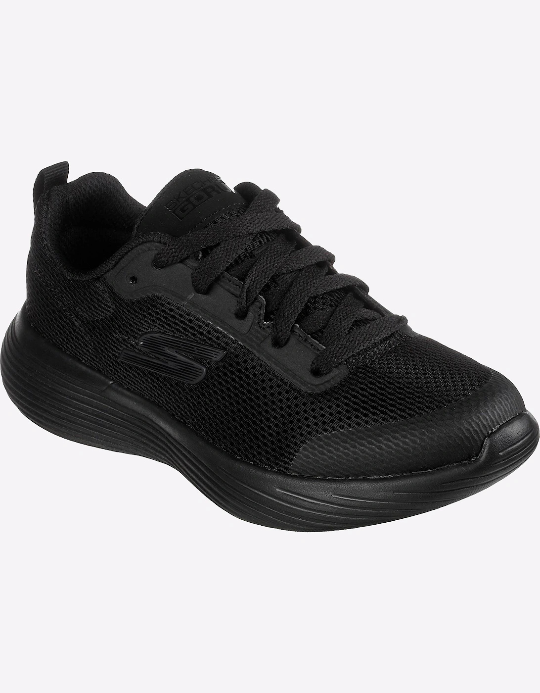 Skechers Go Run 400 V2 Memory Foam Trainers Junior Black