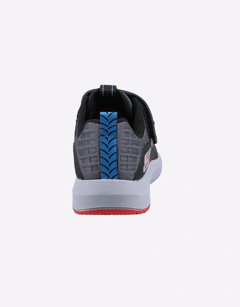 Skechers Dynamic Tread Trainers Junior Black / Grey / Red