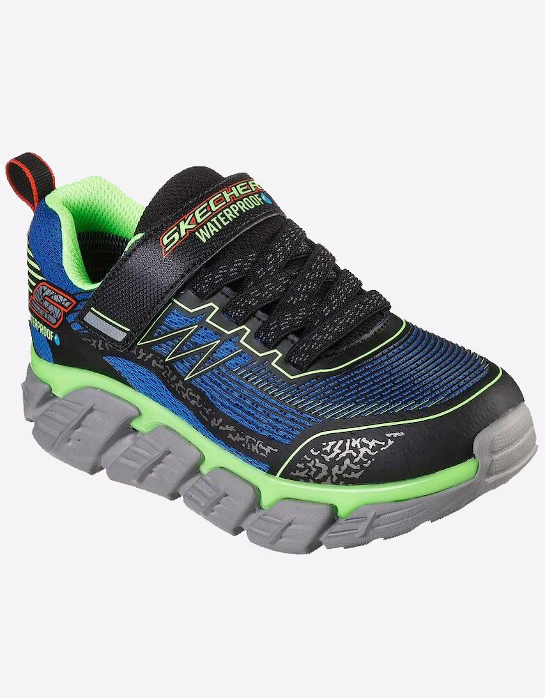 Skechers Tech-Grip Waterproof Junior Royal/Black