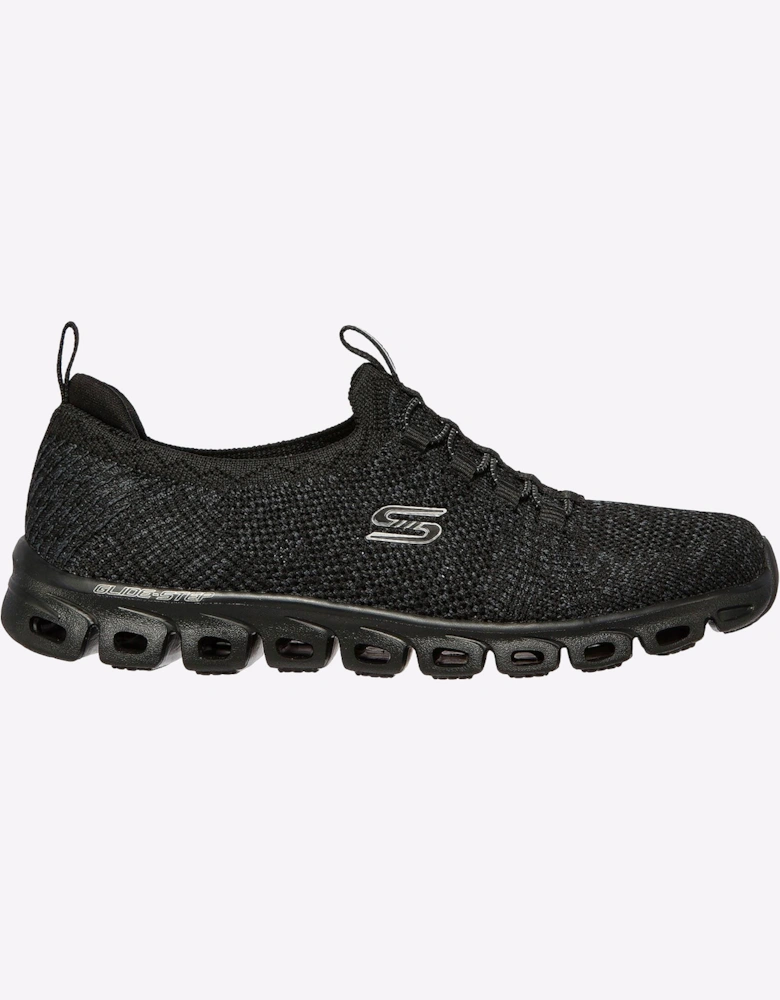 Skechers Glide Step Memory Foam Trainers Womens Black