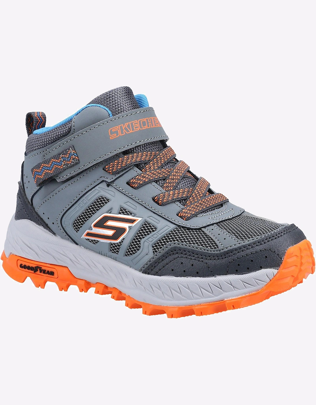 Skechers Fuse Tread Trekor Memory Foam Boot Junior Grey / Charcoal