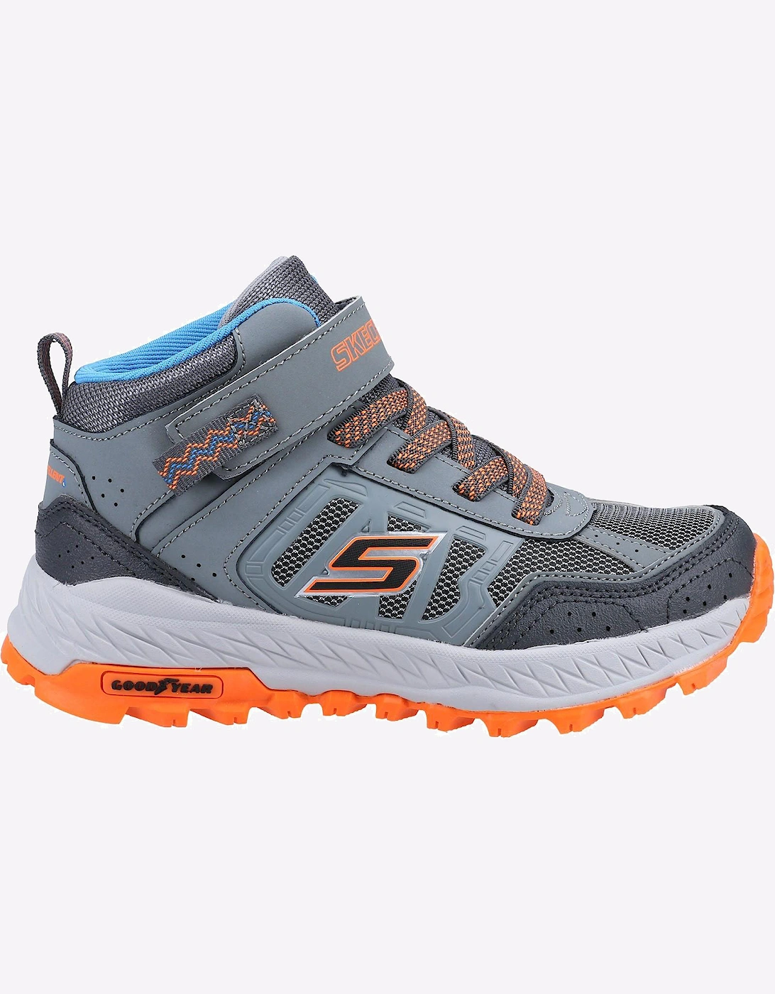 Skechers Fuse Tread Trekor Memory Foam Boot Junior Grey / Charcoal