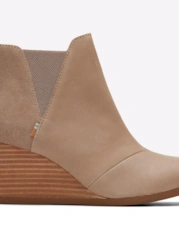Taupe Grey Leather/Suede