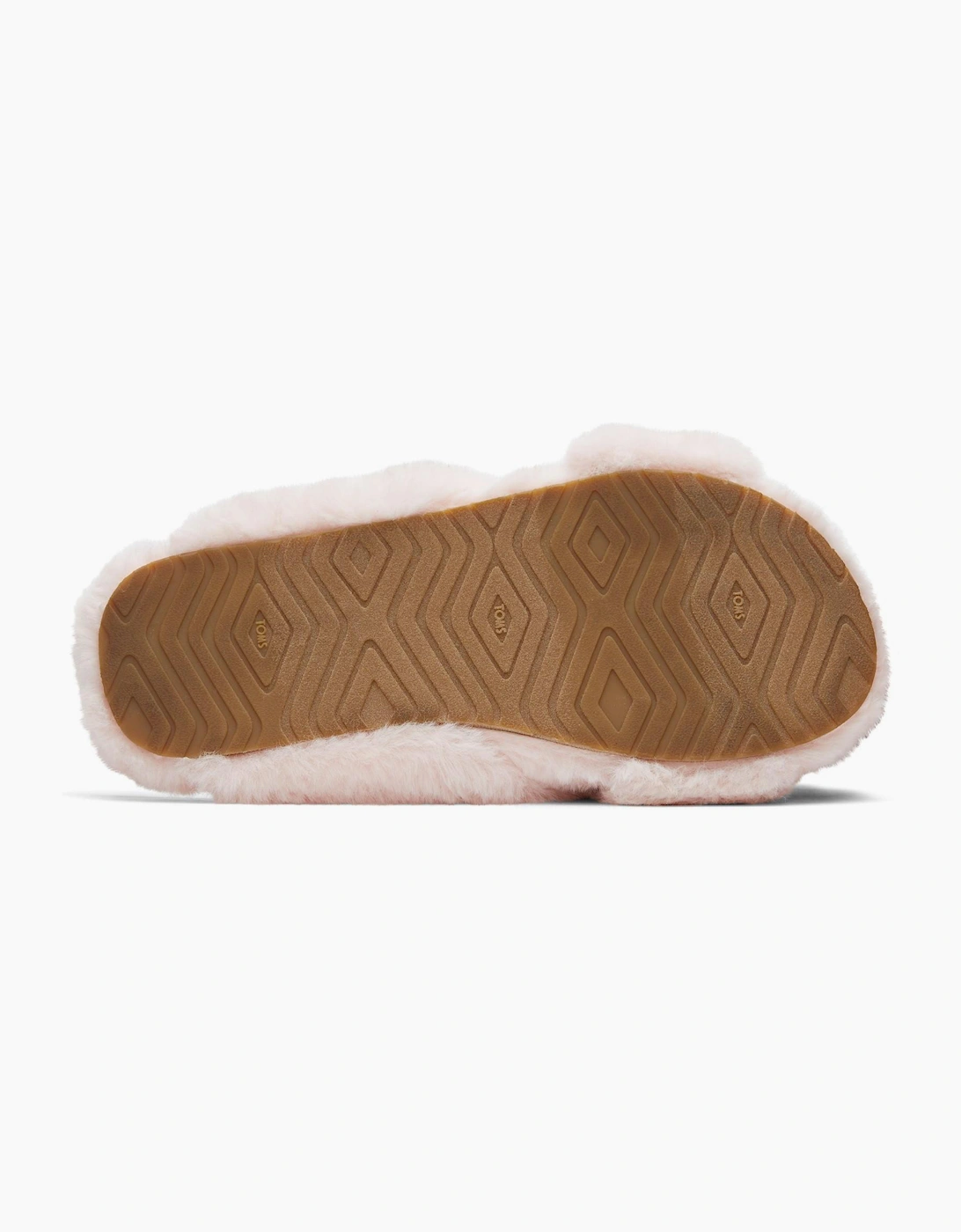Toms Susie Slipper Womens Pink Faux Fur