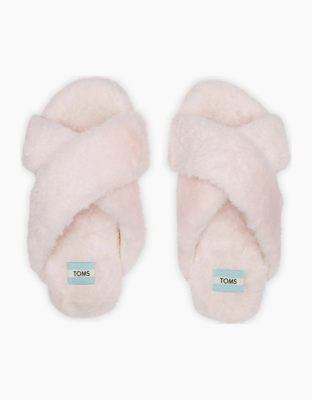 Toms Susie Slipper Womens Pink Faux Fur