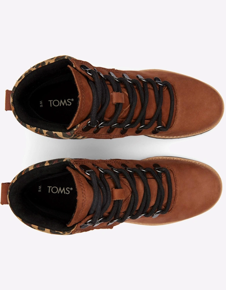 Toms Mojave Waterproof Womens Ankle Boots Dark Nubuck / Suede