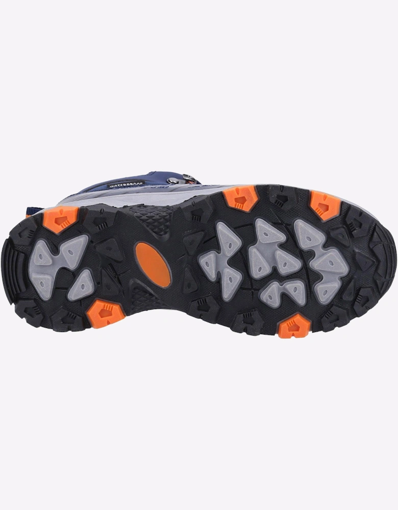 Cotswold Coaley Waterproof Memory Foam Hiking Boots Junior Navy