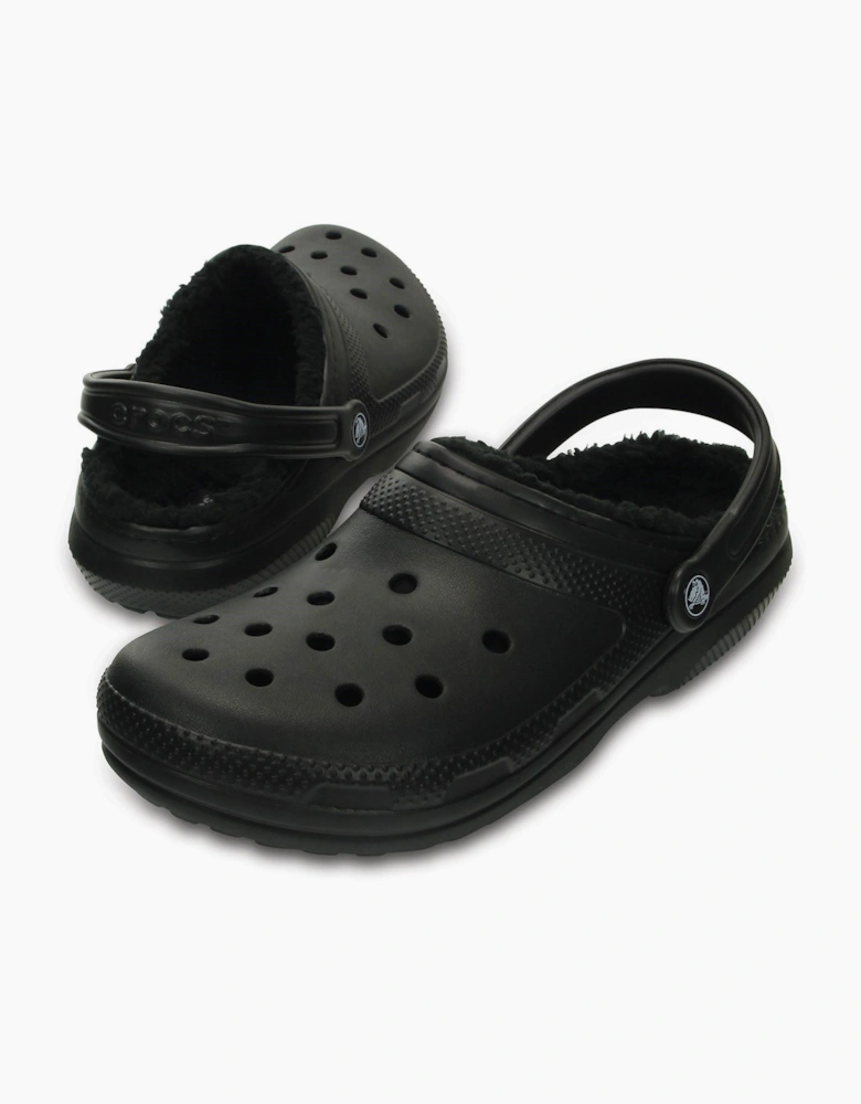 Crocs Classic Lined Clog Womens Black
