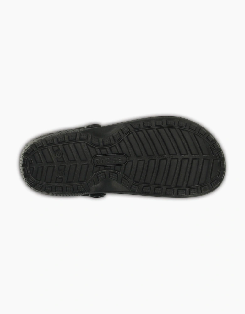 Crocs Classic Lined Clog Womens Black