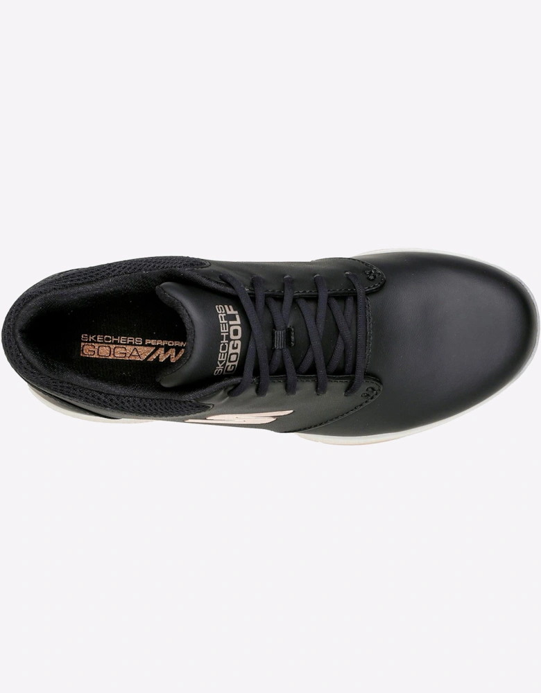 Skechers Go Golf Elite 4 Hyper Waterproof Golf Shoes Womens Black / Rose Gold