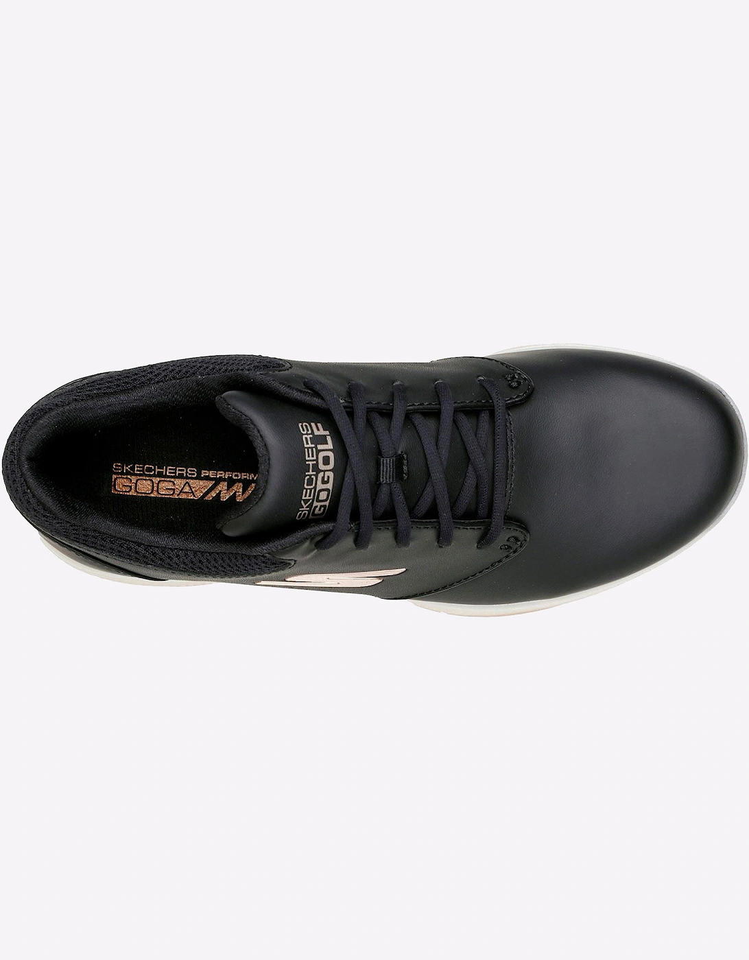 Skechers Go Golf Elite 4 Hyper Waterproof Golf Shoes Womens Black / Rose Gold