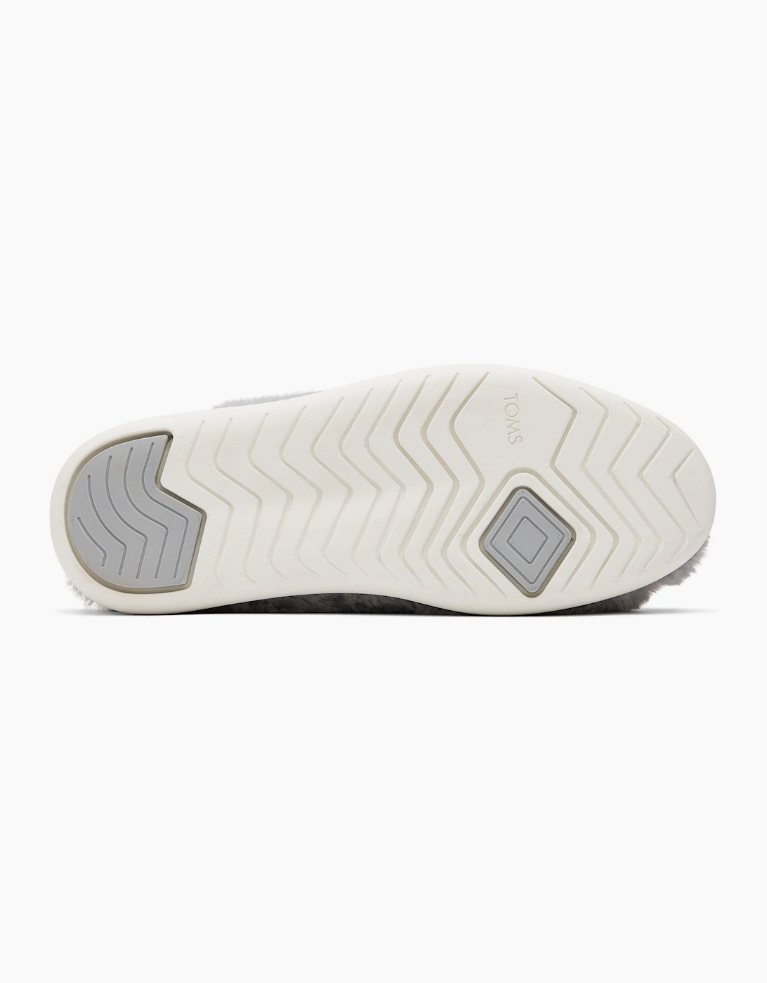 Toms Alpargata Slipper Womens Mid Grey Faux Fur