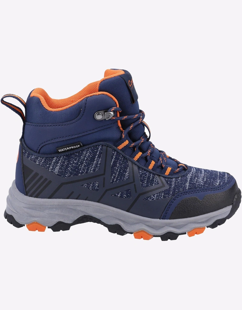 Cotswold Coaley Waterproof Memory Foam Hiking Boots Junior Navy