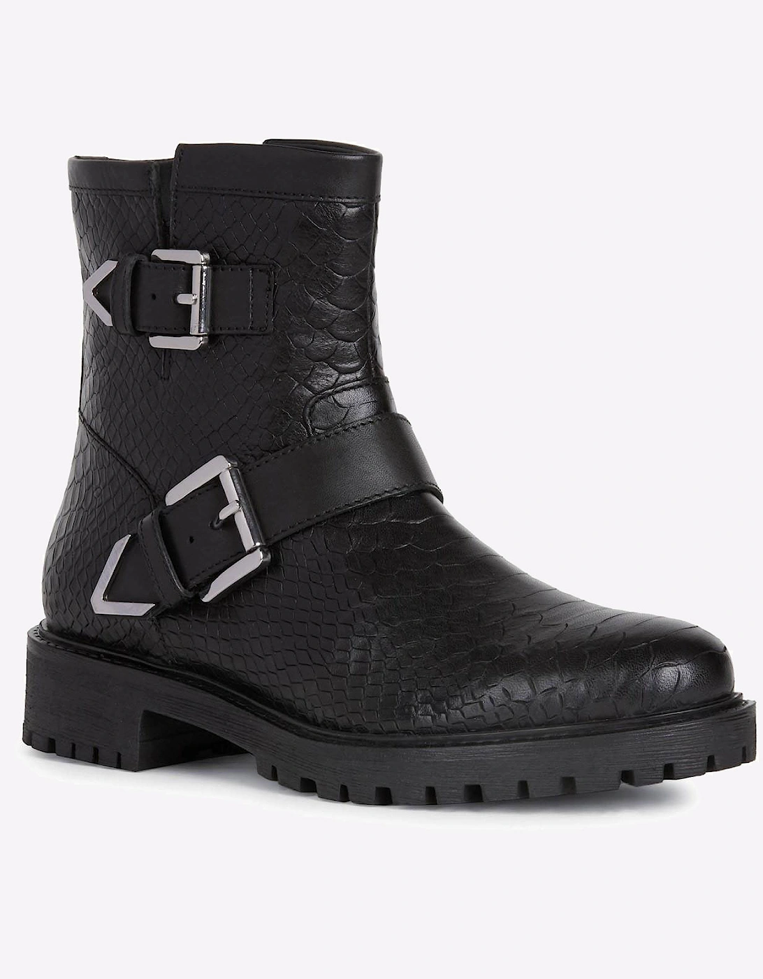 Geox Hoara Ankle Boots Womens Black