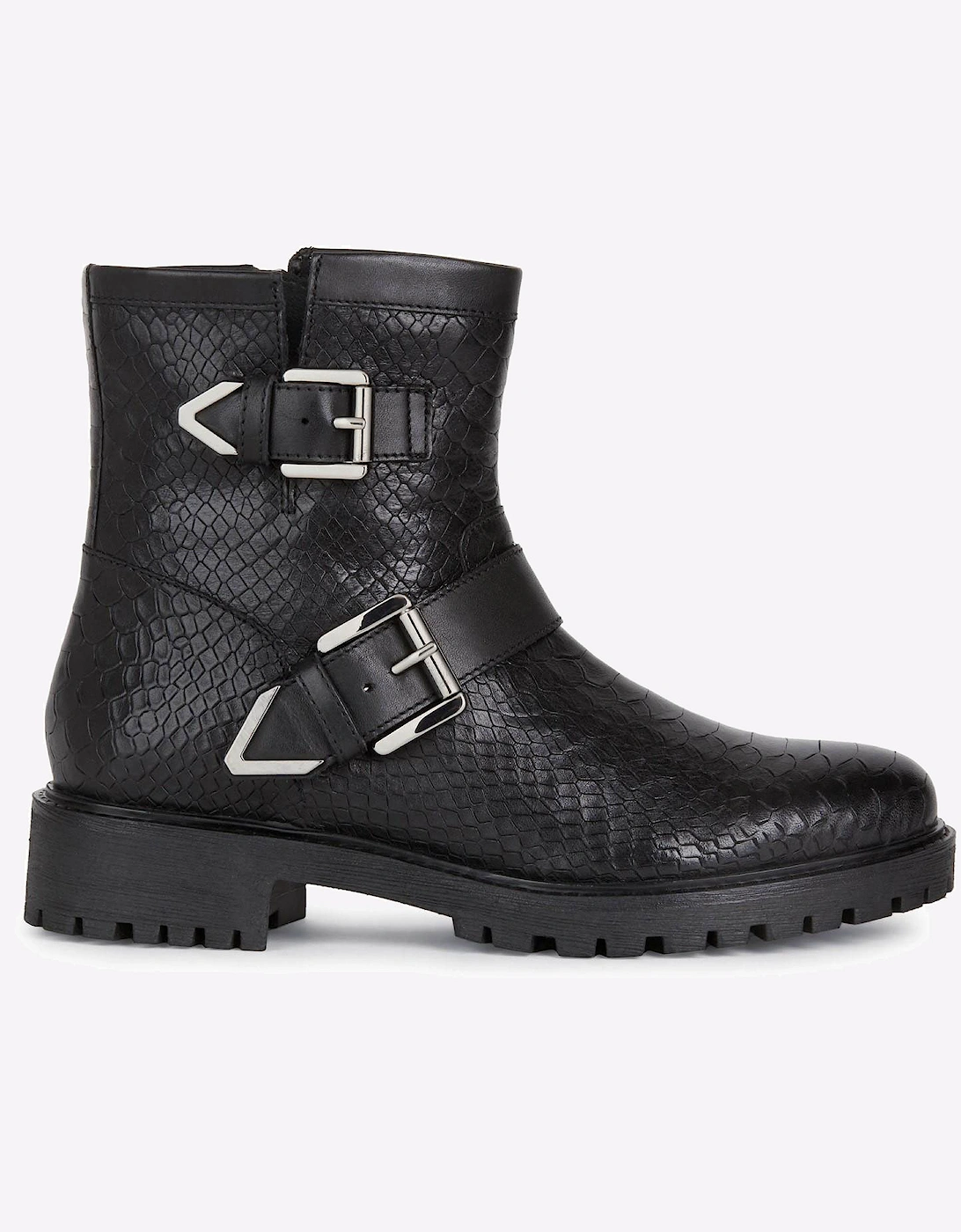 Geox Hoara Ankle Boots Womens Black