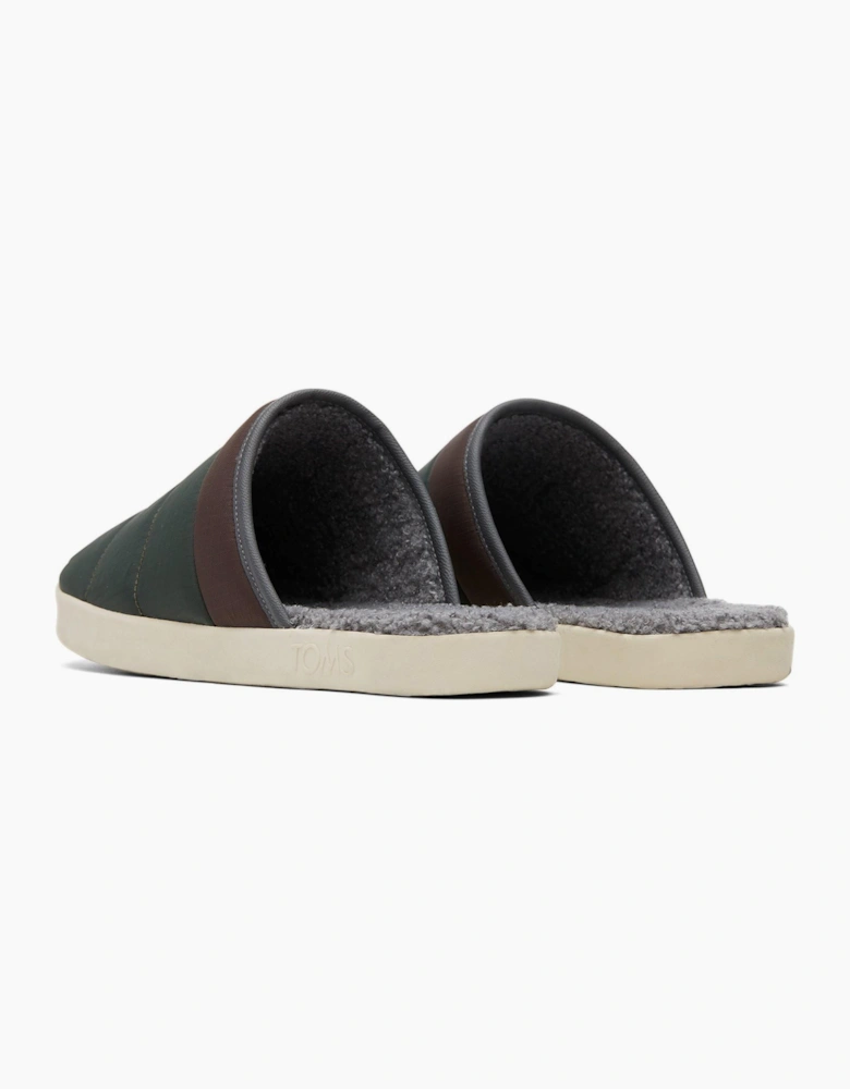 Toms Harbor Mule Mens Slippers Deep Forest Matte Ripstop
