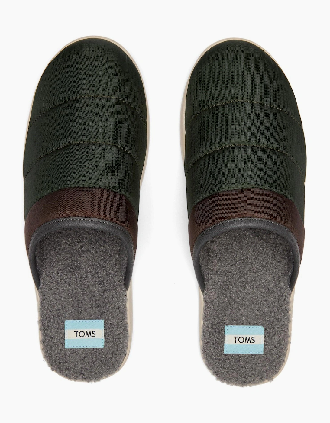 Toms Harbor Mule Mens Slippers Deep Forest Matte Ripstop