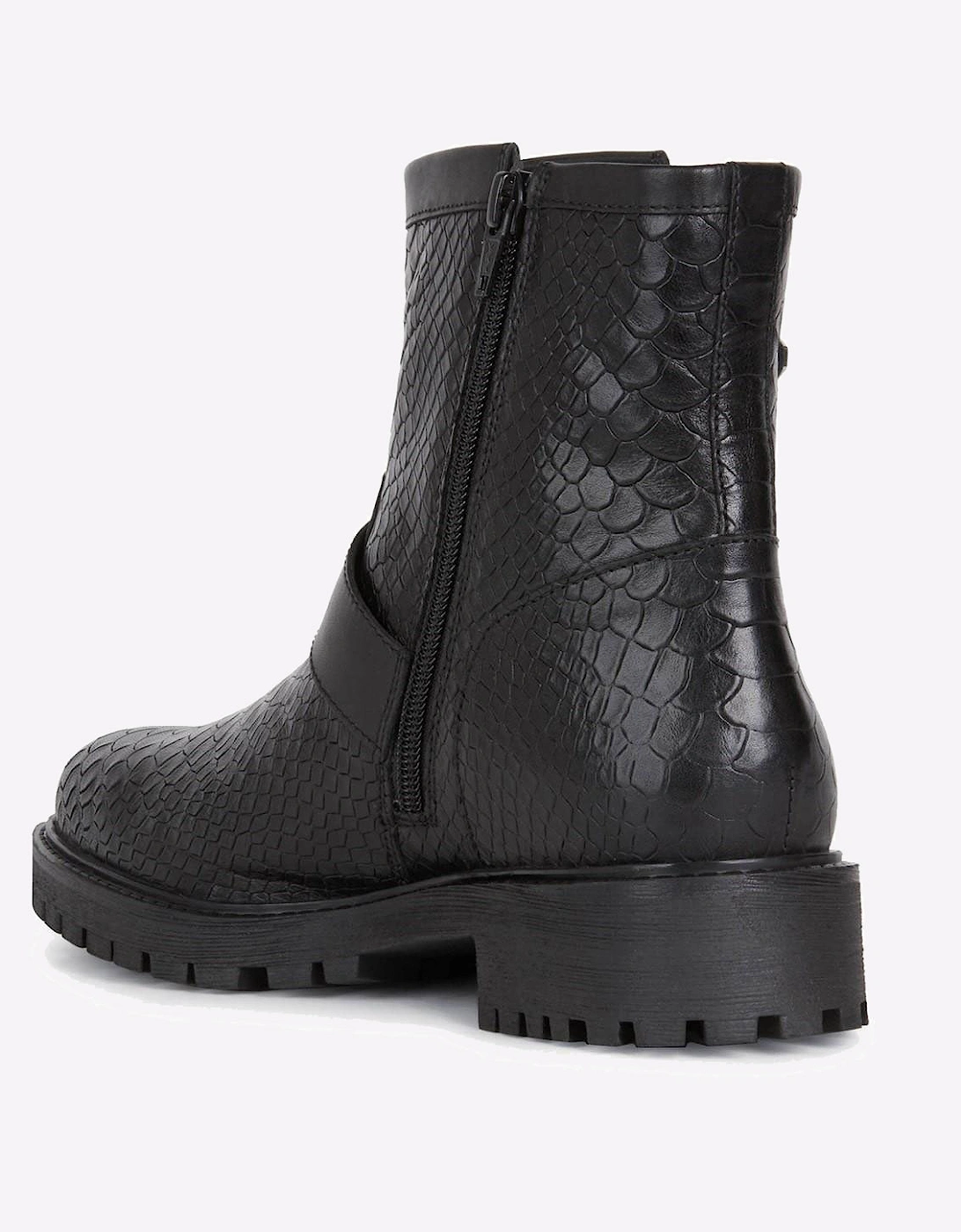 Geox Hoara Ankle Boots Womens Black