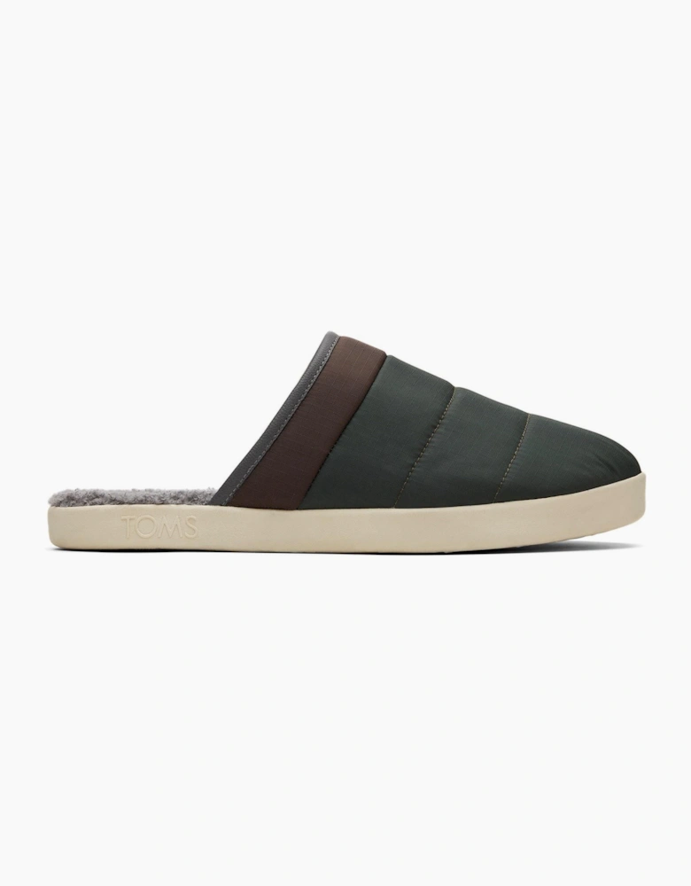 Toms Harbor Mule Mens Slippers Deep Forest Matte Ripstop