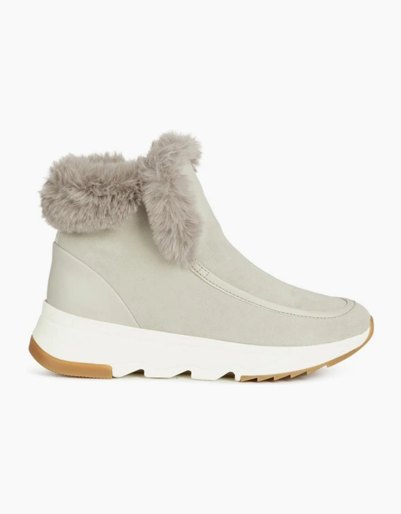 Geox Falena Womans Boots Light Grey