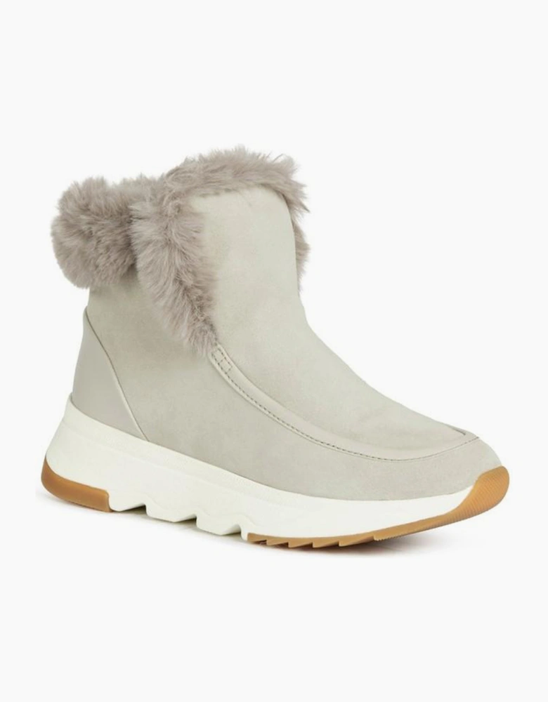 Geox Falena Womans Boots Light Grey
