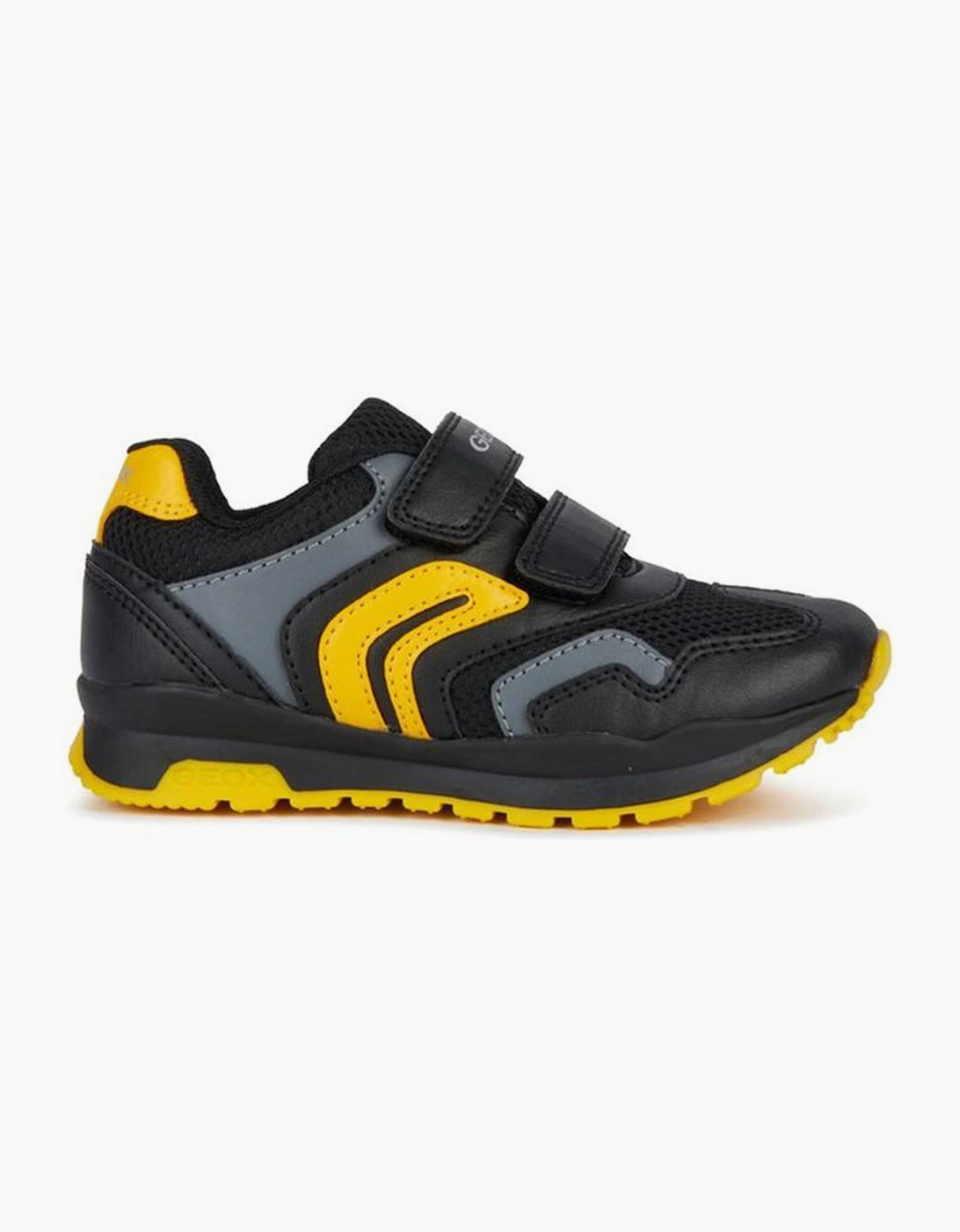 Geox Pavel Boys Trainers Black / Yellow