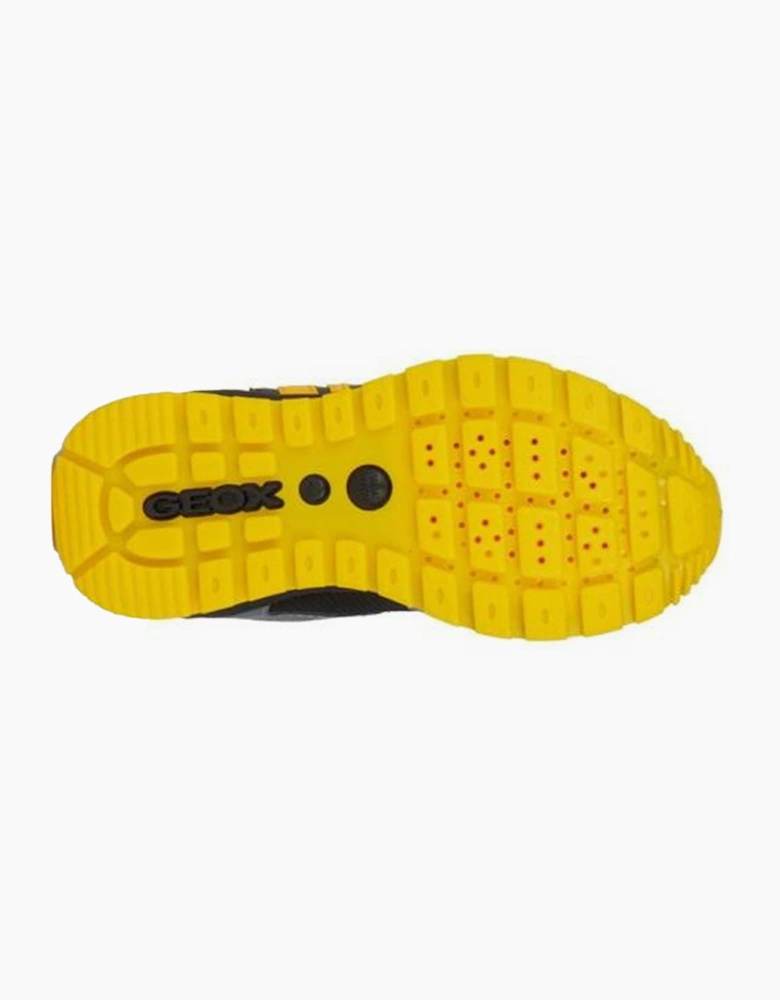 Geox Pavel Boys Trainers Black / Yellow