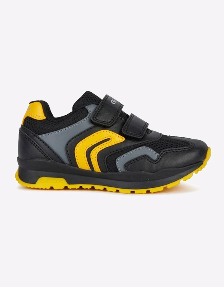 Geox Pavel Trainers Junior Black/Yellow