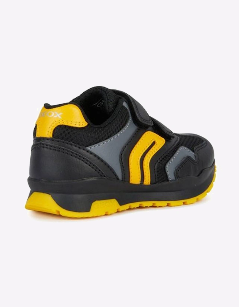 Geox Pavel Trainers Junior Black/Yellow