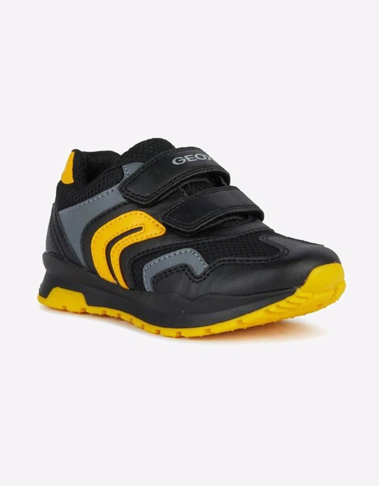 Geox Pavel Trainers Junior Black/Yellow