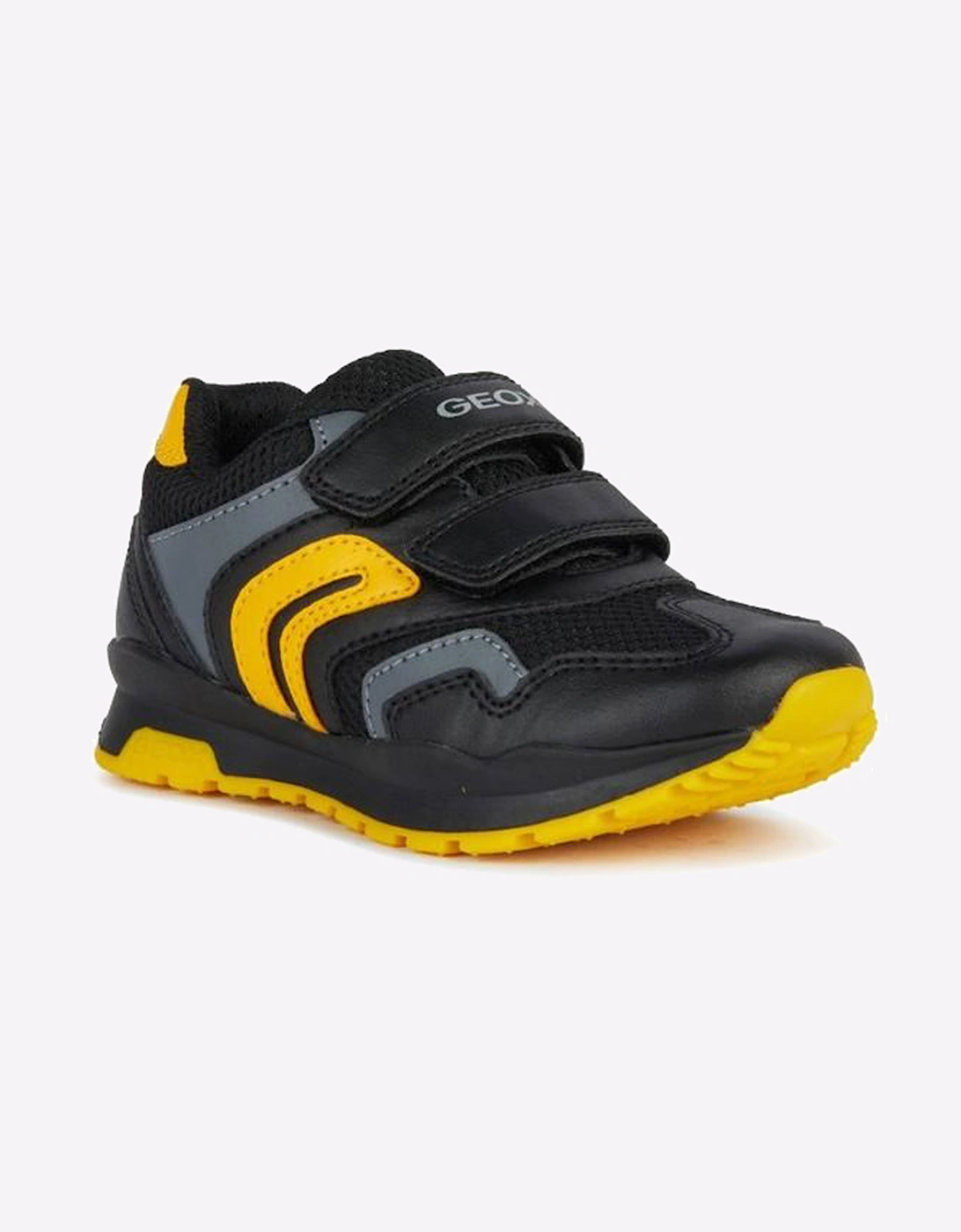 Geox Pavel Trainers Junior Black/Yellow