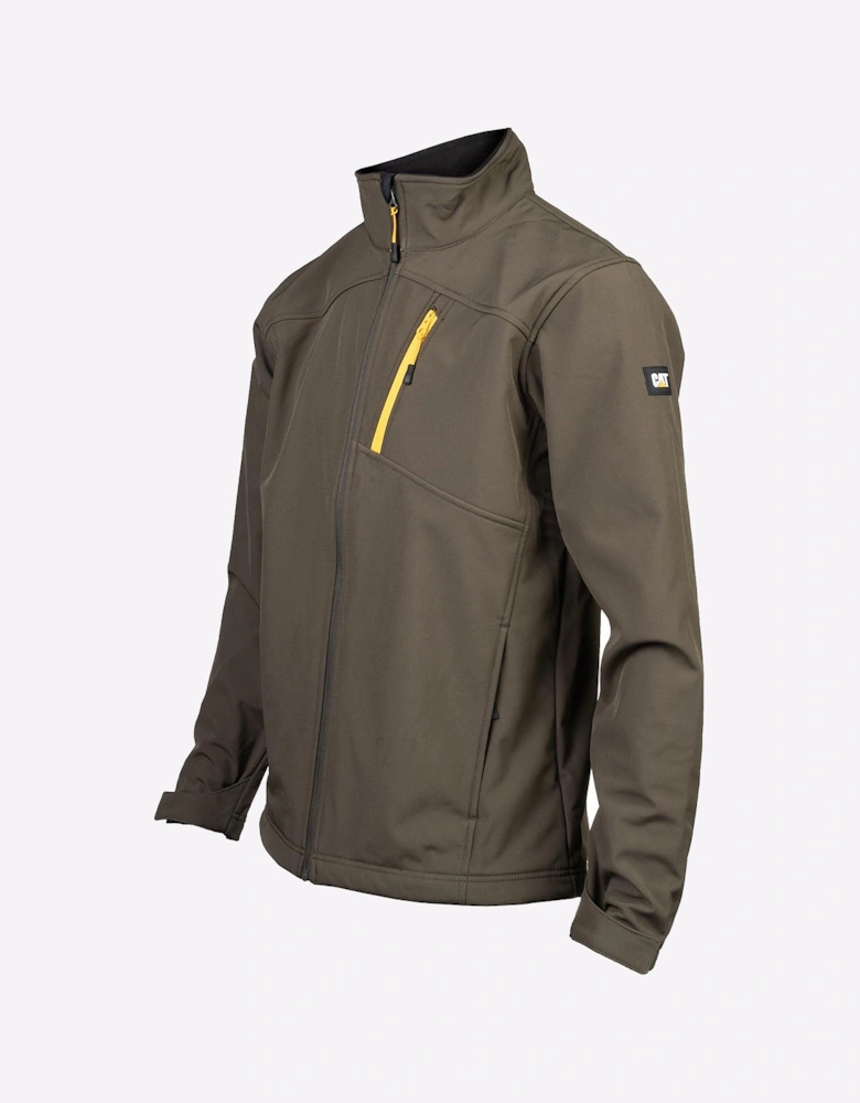 Caterpillar Essentials Shell Jacket Mens Army Moss