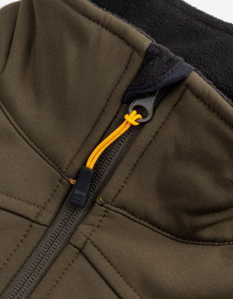 Caterpillar Essentials Shell Jacket Mens Army Moss