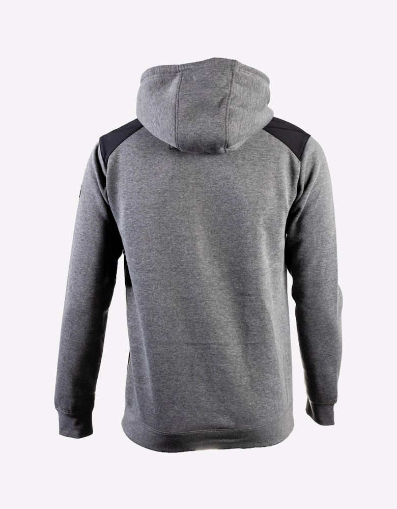 Caterpillar Essentials Hooded Sweatshirt Mens Dark Heather Grey
