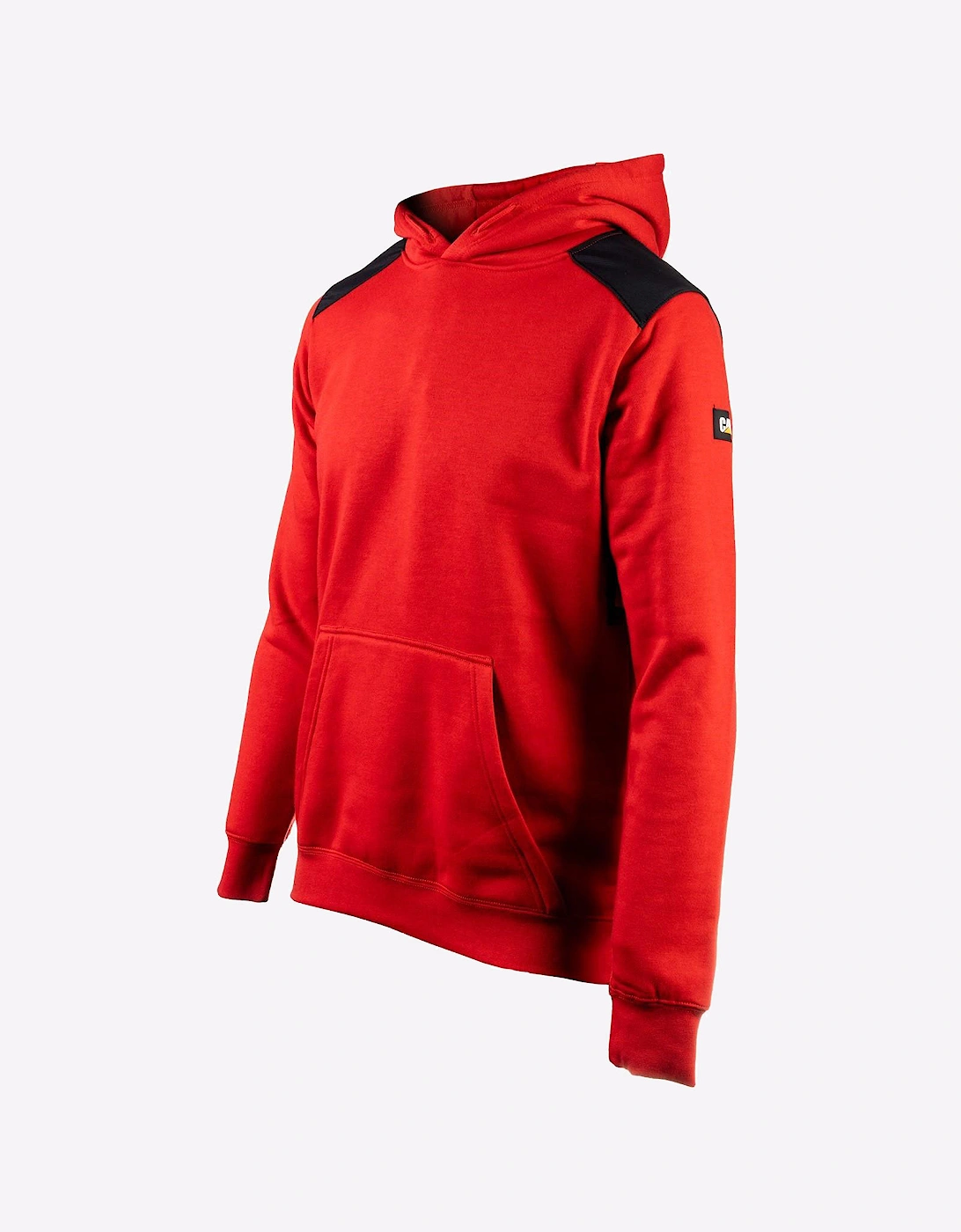 Caterpillar Essentials Hooded Sweatshirt Mens Hot Red